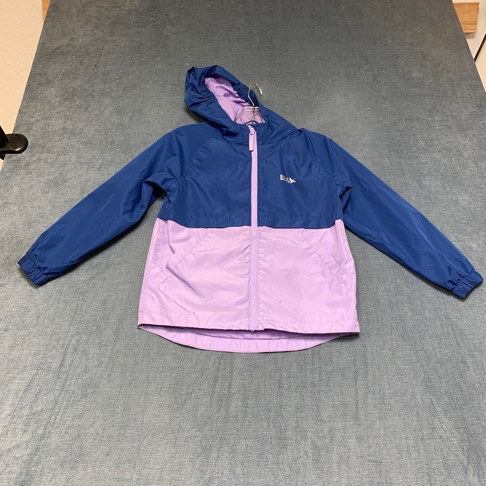 Eddie Bauer Lone Peak 3 in 1 Jacket Kids Small Navy Blue Pink Full Zip Hooded